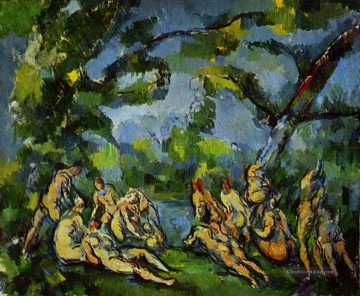 Badende 1905 Paul Cezanne Nacktheit Impressionismus Ölgemälde